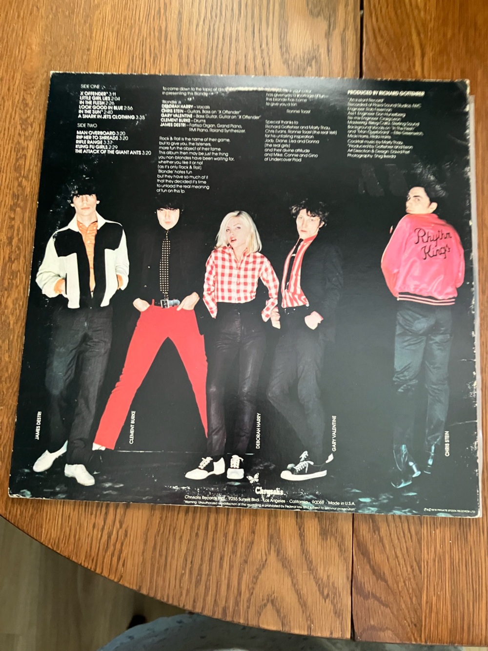 Vintage 1977 Blondie “Blondie” Debut Album Chrysalis Reissue CHR-1165 - Picture 2 of 8